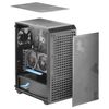 Mars Gaming Mc-q3, Caja Semitorre Atx, Cristal Templado, Ventilador 120mm Fdb, Negro