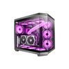 Mars Gaming Mc-3tcore, Semitorre Gaming Custom Atx, Triple Cristal Templado, Negro