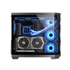 Mars Gaming Mc-3tcore, Semitorre Gaming Custom Atx, Triple Cristal Templado, Negro