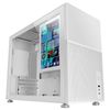 Mars Gaming Mc-lcd, Caja Pc Custom Micro-atx, Pantalla Lcd Ips 8", Blanco