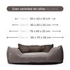 Cama Mascota 50x40x18cm Poliester Marron Benetton