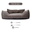 Cama Mascota 50x40x18cm Poliester Marron Benetton