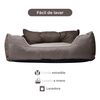 Cama Mascota 65x50x20cm Poliester Marron Benetton