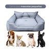 Cama Mascota 50x40x18cm Poliester Gris Benetton