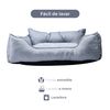 Cama Mascota 65x50x20cm Poliester Gris Benetton