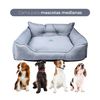 Cama Mascota 65x50x20cm Poliester Gris Benetton