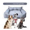 Cama Mascota 90x70x28cm Poliester Gris Benetton