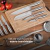 Set San Ignacio Origen Plancha 36 X 7,1 Cm +4 Cuchillos