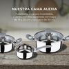 Set Cocina 5pc Acero Inox Gris + Sarten 3pc Aluminio Negra - ¡oferta Completa!