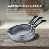 Set Cocina 5pc Acero Inox Gris + Sarten 3pc Aluminio Negra - ¡oferta Completa!