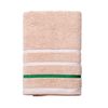 Toalla De Baño 70x140cm 450gms 100% Algodón Beige Con Rayas