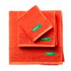 Set 3pc Toalla Baño (tocador 30x50cm + Manos 50x90cm + Baño 70x140cm) Rojo 'rainbow'.