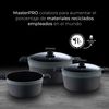 Batería De Cocina Masterpro  Reeco Mp 9 Piezas Negro