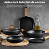 Set Cocina Inducción Bergner: 10 Piezas Incluyen Cacerolas, Sartén Y Cuchillos.