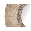 Espejo De Pared Romimex Natural Fibra Natural 70 X 70 X 3 Cm Redondo