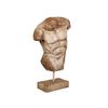 Busto Romimex Beige Resina Torso 17 X 68 X 40 Cm