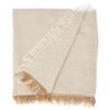 Foulard Multiusos Con Flecos Roma 130x180 Cm Color Crudo Beige