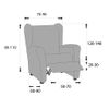 Valentia Home Funda Sillón Relax Camelia Beige