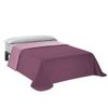 Valentia Home Colcha Bouti Reversible Rombo 150 Cm Berenjena Salmón