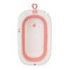 Toral Bañera Plegable Bebé Con Patas Rosa - Bañera Bebe Con Patas Comoda, Facil De Guardar Con Asiento Bañera Bebe Y Patas Antideslizantes - Bañera Bebé Plegable Portatil - Modelo Bathy Rosa Con Cojín