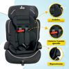 Toral Alzador Coche Niño - Silla Coche Grupo 1 2 3 Con Isofix - Desde 9-36 Kg - Se Puede Usar También Sin Isofix - Silla De Bebe Modelo Negro