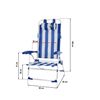 Silla De Aluminio 65x60x108 cm Bio 12009 - Crevicosta. Marinera