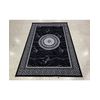 Alfombra De Hogar 100% Polipropileno 55 X 110 Cm Modelo Olimpia Color Negro - Crevicosta.