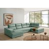 Sofa Gran Chaise Longue Cama Massima Diseño Y Alta Gama Derecha Agua Marina