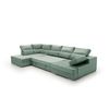 Sofa Gran Chaise Longue Cama Massima Diseño Y Alta Gama Izquierda Agua Marina