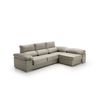 Sofa Chaise Longue Reversible Alta Gama Anna Gris