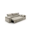 Sofa Chaise Longue Cama Con Arcón Giulia Derecha Gris