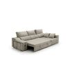 Sofa Chaise Longue Cama Con Arcón Y Puff Giuliana Derecha Gris