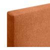 Cabecero De Tela Aqualine Capitoné Hasta El Suelo 105x120cm Camas 105 - Naranja