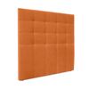 Cabecero De Tela Aqualine Capitoné Hasta El Suelo 135x120cm Camas 120/135 - Naranja