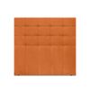 Cabecero De Tela Aqualine Capitoné Hasta El Suelo 135x120cm Camas 120/135 - Naranja