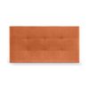 Cabecero De Tela Aqualine Capitoné 105x60cm Camas 105 - Naranja