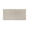 Cabecero De Lino Natural Con Botones 110x50cm Camas 105 - Beige