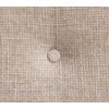 Cabecero De Lana Natural Con Botones 90x50cm Camas 80/90 - Beige