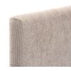 Cabecero De Lana Natural Con Botones 145x50cm Camas 135/140 - Beige