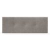 Cabecero De Lana Natural Con Botones 145x50cm Camas 135/140 - Gris