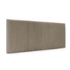 Cabecero De Terciopelo Liso Con Tres Paneles 90x50cm Camas 80/90 - Beige