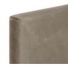 Cabecero De Terciopelo Liso Con Tres Paneles 105x50cm Camas 105 - Beige