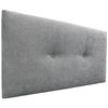 Cabecero De Tela Aqualine Liso Con Botones 105x50cm Camas 105 - Gris