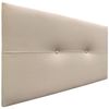 Cabecero De Polipiel Con Botones 105x50cm Camas 105 - Beige