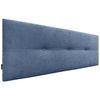 Cabecero De Tela Aqualine Con Botones 145x50cm Camas 135/140 - Azul