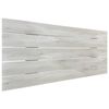 Cabecero De Madera Reciclada Dm Estilo Palet Horizontal 90x46cm Camas 80/90 - Blanco Madera