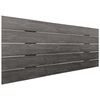 Cabecero De Madera Reciclada Dm Estilo Palet Horizontal 90x46cm Camas 80/90 - Ceniza Madera