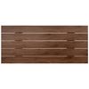 Cabecero De Madera Reciclada Dm Estilo Palet Horizontal 90x46cm Camas 80/90 - Nogal Madera