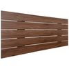 Cabecero De Madera Reciclada Dm Estilo Palet Horizontal 95x46cm Camas 90 - Nogal Madera