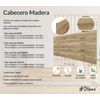 Cabecero De Madera Reciclada Dm Estilo Palet Horizontal 105x46cm Camas 105 - Cambrian Madera